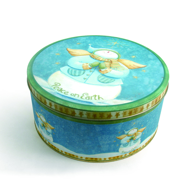 Set of Round Cake Tin Box